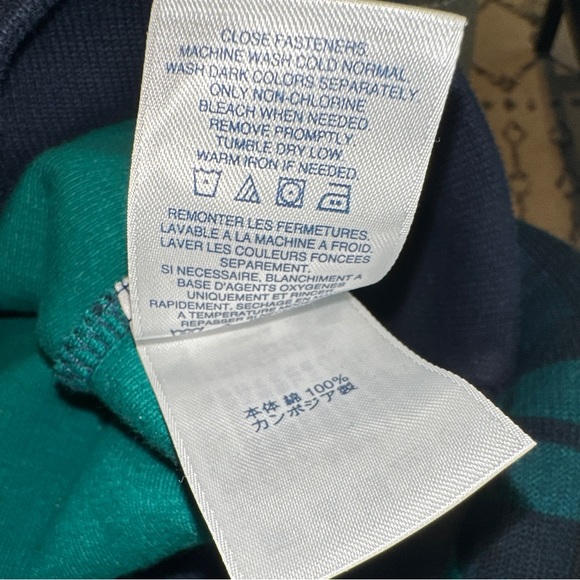 Lands End Men's Plaid 1/4 Zip Cotton Knit Sweater Size XL 46-48 - Picture 5 of 6